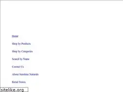 Sites similar to sunshinenaturals.net