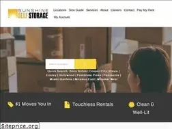 Sites similar to sunshineselfstorage.com