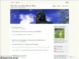 Sites similar to suntzublog.wordpress.com