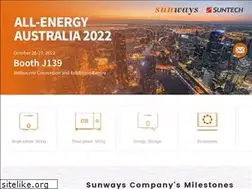 Sites similar to sunways-tech.com
