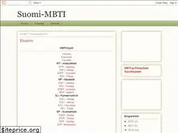 Sites similar to suomi-mbti.blogspot.com