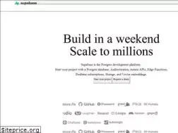 Sites similar to supabase.com