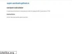 Sites similar to super-aardvark.github.io