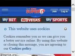 Sites similar to super6.skysports.com