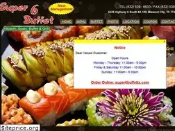 Sites similar to super6buffet.com