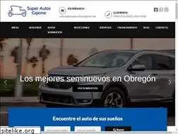 Sites similar to superautoscajeme.mx