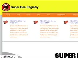 Sites similar to superbeeregistry.com