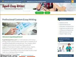 Sites similar to superbessaywriters.com