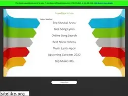 Sites similar to superblyrics.com