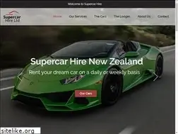 Sites similar to supercarhire.co.nz