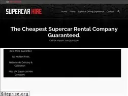 Sites similar to supercarhire.co.uk