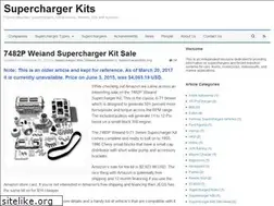 Sites similar to superchargerkits.org