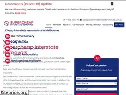 Sites similar to supercheapinterstateremovals.com.au