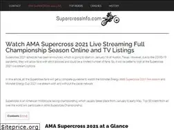 Sites similar to supercrossinfo.com