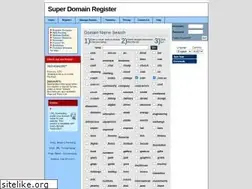 Sites similar to superdomainregister.com
