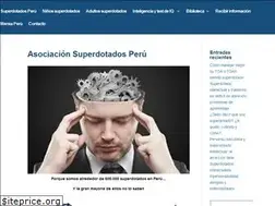 Sites similar to superdotadosperu.info