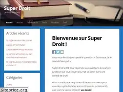 Sites similar to superdroit.be
