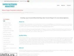 Sites similar to superfastenersindus.com