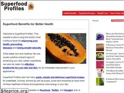 Sites similar to superfoodprofiles.com