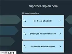 Sites similar to superhealthplan.com