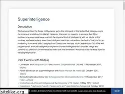 Sites similar to superintelligence.ch