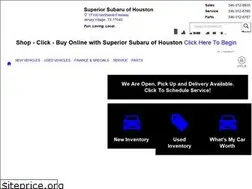 Sites similar to superiorsubaruofhouston.com