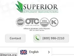 Sites similar to superiorsupplementmfg.com