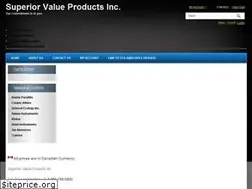 Sites similar to superiorvalueproducts.com