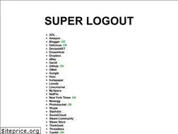Sites similar to superlogout.com