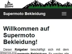 Sites similar to supermoto-bekleidung.de