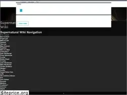 Sites similar to supernatural-tv-series.wikia.com