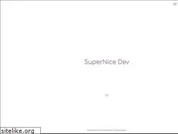 Sites similar to supernice-dev.com