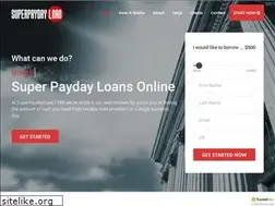 Sites similar to superpaydayloan.com