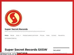 Sites similar to supersecretrecords.com
