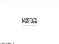 Sites similar to supersizerecording.com