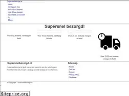Sites similar to supersnelbezorgd.nl