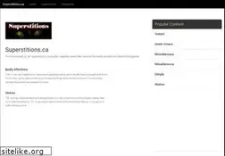 Sites similar to superstitions.ca