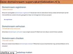 Sites similar to supervakantieboeken.nl