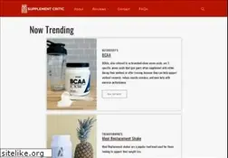 Sites similar to supplementcritic.com