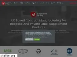 Sites similar to supplementfactoryuk.com
