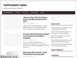 Sites similar to supplementgems.com
