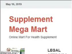 Sites similar to supplementmegamart.com