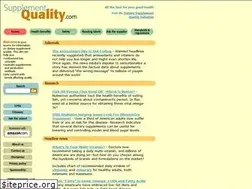 Sites similar to supplementquality.com
