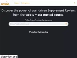 Sites similar to supplementreviews.com