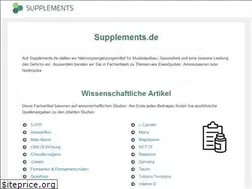 Sites similar to supplements.de