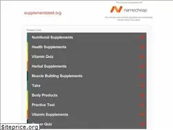 Sites similar to supplementstest.org