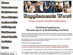 Sites similar to supplementswow.com