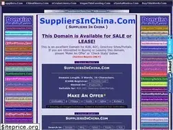 Sites similar to suppliersinchina.com