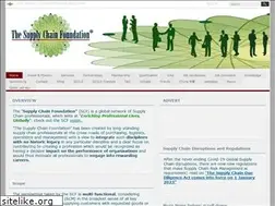 Sites similar to supply-chain-foundation.com