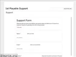 Sites similar to support.1stplayable.com